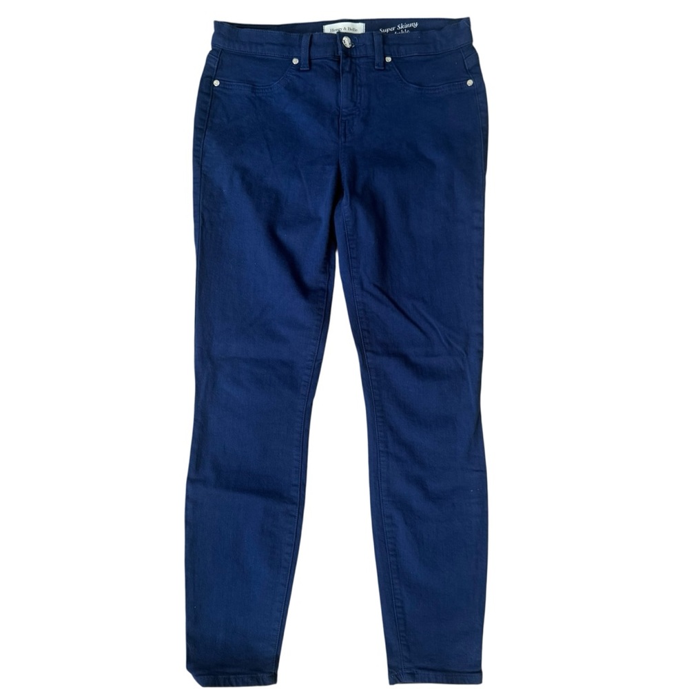 Henry & Belle Dark Blue Color Skinny Jeans